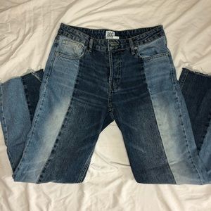 Two toned spliced BDG jeans